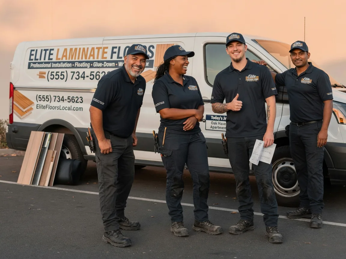 Laminate flooring installation company in Polk, PA